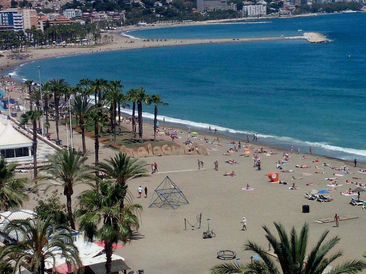 Malagueta Playa Azul Mediterraneo Málaga Exteriör bild